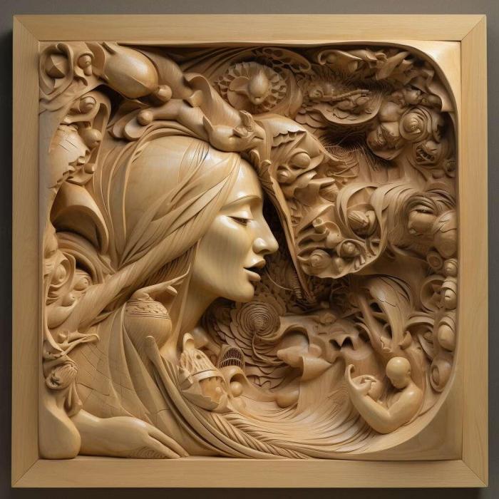 نموذج ثلاثي الأبعاد لآلة CNC 3D Art 